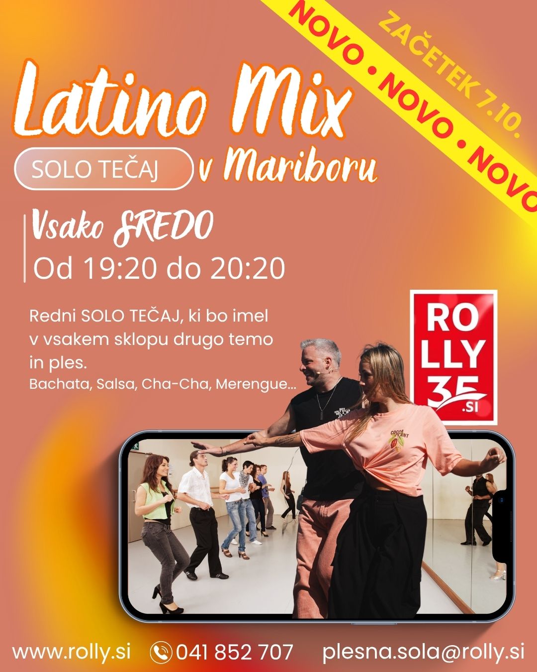Latino Mix (Solo tečaj) v Mariboru!!!